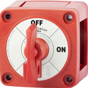Single Circuit ON-OFF with Locking Key - Red